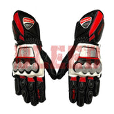 Ducati Corse C6 Leather Motorbike Racing Gloves
